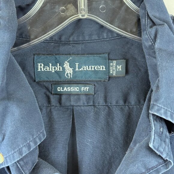 Polo Ralph Lauren Men's Classic Fit Short Sleeve Oxford Button Down Shirt - Picture 3 of 5